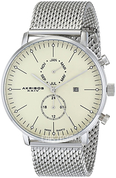 Akribos XXIV Kremowy/Stal Ø44 mm AK685SS