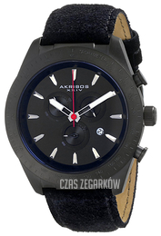 Akribos XXIV Ultimate Czarny/Skóra Ø48 mm AK701BK