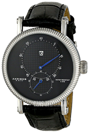 Akribos XXIV Retro Czarny/Skóra Ø40 mm AK723BK