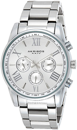 Akribos XXIV Srebrny/Stal Ø45 mm AK736SS