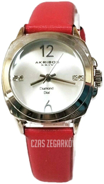 Akribos XXIV Srebrny/Skóra Ø30 mm AK742