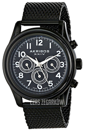 Akribos XXIV Multi-Function Czarny/Stal Ø42 mm AK747BK