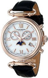 Akribos XXIV Biały/Skóra Ø40 mm AK754BKR
