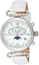 Akribos XXIV Biały/Skóra Ø40 mm AK754SSW