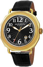 Akribos XXIV Czarny/Skóra Ø44 mm AK770YG