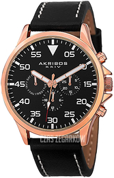 Akribos XXIV Czarny/Skóra Ø44 mm AK773RGB