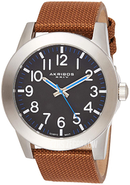 Akribos XXIV Classic Czarny/Skóra Ø46 mm AK779SSBR