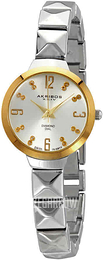Akribos XXIV Diamond Srebrny/Stal Ø29 mm AK7935FG