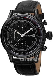 Akribos XXIV Czarny/Skóra Ø44 mm AK798BK