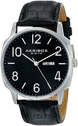 Akribos XXIV Classic Czarny/Skóra Ø42 mm AK801SSB