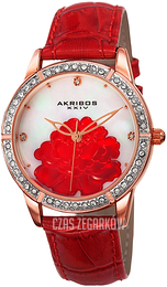 Akribos XXIV Biały/Skóra Ø36 mm AK805RD