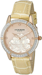 Akribos XXIV Różowy/Skóra Ø36.5 mm AK805RG