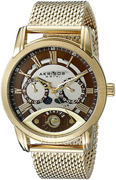 Akribos XXIV Wielokolorowy/Stal w odcieniu złota Ø42 mm AK846YG