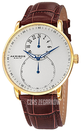 Akribos XXIV Srebrny/Skóra Ø42 mm AK847YG