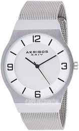 Akribos XXIV Srebrny/Stal Ø40 mm AK851SS