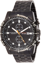 Akribos XXIV Czarny/Stal Ø48 mm AK852BK