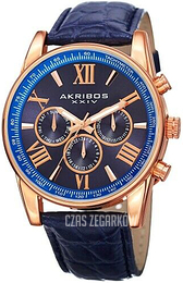 Akribos XXIV Niebieski/Skóra Ø41 mm AK864RGBU