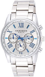 Akribos XXIV Srebrny/Stal Ø41 mm AK865SS