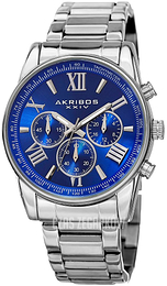 Akribos XXIV Niebieski/Stal Ø41 mm AK865SSBU