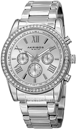 Akribos XXIV Multi-Function Srebrny/Stal Ø41 mm AK868SS