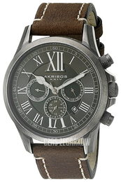 Akribos XXIV Multi-Function Szary/Skóra Ø44 mm AK897SSB