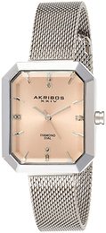 Akribos XXIV Diamond Różowe złoto/Stal AK909SSPK
