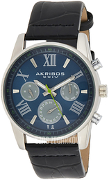 Akribos XXIV Multi-Function Niebieski/Skóra Ø41 mm AK911BK