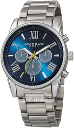 Akribos XXIV Niebieski/Stal Ø41 mm AK912SSBU