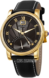Akribos XXIV Retrograde Czarny/Skóra Ø42 mm AK913YG