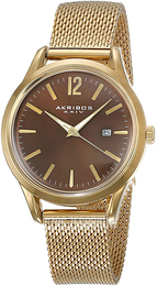 Akribos XXIV Brązowy/Stal w odcieniu złota Ø41 mm AK920YGBR