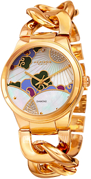 Akribos XXIV Diamond Wielokolorowy/Stal w odcieniu złota Ø38 mm AK931YG