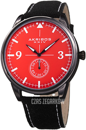 Akribos XXIV Canvas Pomarańczowy/Skóra Ø45 mm AK938RD