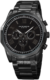 Akribos XXIV Multi-Function Czarny/Stal Ø48 mm AK940BK