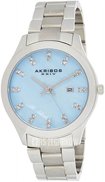 Akribos XXIV Niebieski/Stal Ø42 mm AK954SSBU
