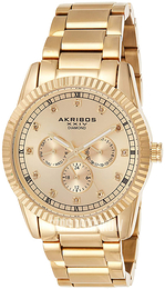 Akribos XXIV Żółte złoto/Stal w odcieniu złota Ø41 mm AK958YG