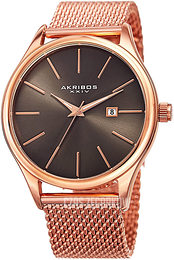 Akribos XXIV Classic Szary/Stal w kolorze różowego złota Ø44 mm AK959RGGN