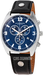 Akribos XXIV Classic Niebieski/Skóra Ø43 mm AK969BKBU