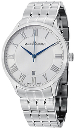 Alexander Statesman Srebrny/Stal Ø42 mm A103B.01