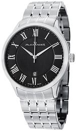 Alexander Statesman Czarny/Stal Ø42 mm A103B.02