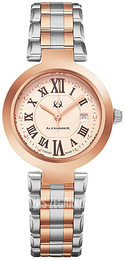 Alexander Monarch Różowe złoto/Stal w kolorze różowego złota Ø32 mm A203B-04