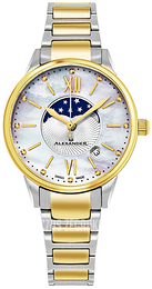 Alexander Monarch Srebrny/Stal w odcieniu złota Ø35 mm A204B.04