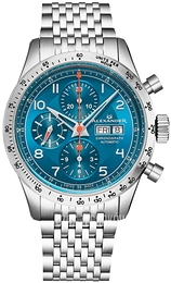 Alexander Chronograph Niebieski/Stal Ø42 mm A450-02
