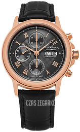 Alexander Statesman Czarny/Skóra Ø42 mm A473.03