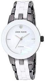 Anne Klein Diamond Biały/Stal Ø30 mm AK/1611GYWT