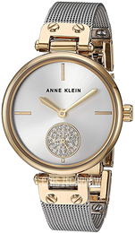 Anne Klein Crystal Srebrny/Stal w odcieniu złota Ø34 mm AK/3001SVTT