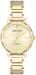 Anne Klein Diamond Szampański/Stal w odcieniu złota Ø32 mm AK/3278CHGB