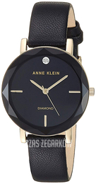 Anne Klein Diamond Czarny/Skóra Ø32 mm AK/3434BKBK
