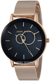 Anne Klein Bracelet Niebieski/Stal w kolorze różowego złota Ø34 mm AK/3450NVRG