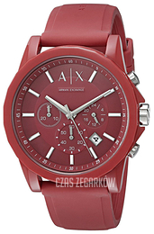 Armani Exchange Czerwony/Guma Ø49 mm AX1328