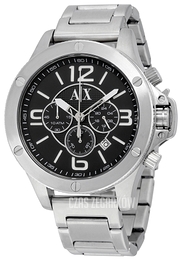 Armani Exchange Well Worn Czarny/Stal AX1501